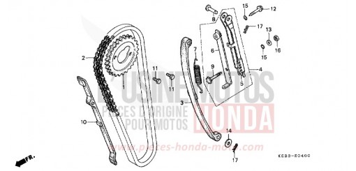 CHAINE A CAMES/TENDEUR CA125S de 1995